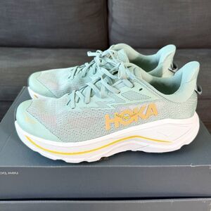 Hoka One One Challenger 8 Jade Cosmic Green Trail Running Shoes Women's 10D Wide